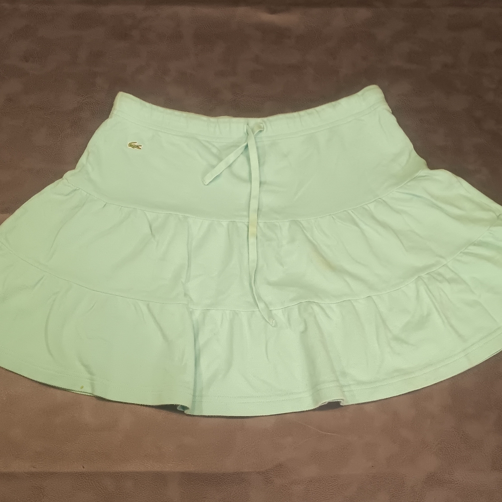 Vintage Lacoste Tiered Ruffle Tennis Skirt